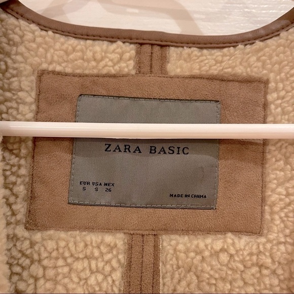 ZARA SUEDE OVERCOAT - Picture 3 of 4